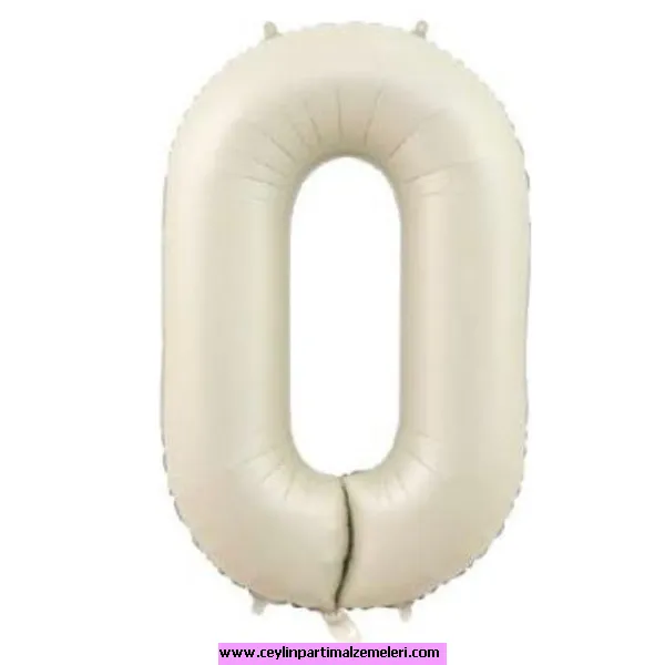 0 Rakam Kum Beji Folyo Balon